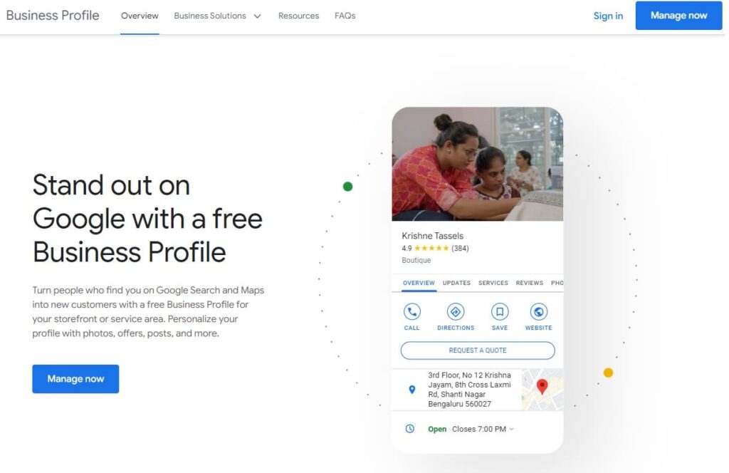 What Is Google My Business & How To Leverage GMB 3 creating-a-free-GMB-profile